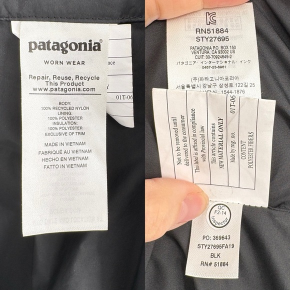 PATAGONIA | Women's Radalie Insulated Parka Jacket in Black | Sz S - Picture 12 of 13
